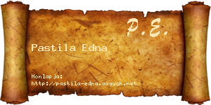 Pastila Edna névjegykártya